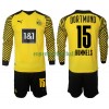 Maillot à Manches Longues Borussia Dortmund Hummels 15 Domicile 2021-22 Pour Enfant